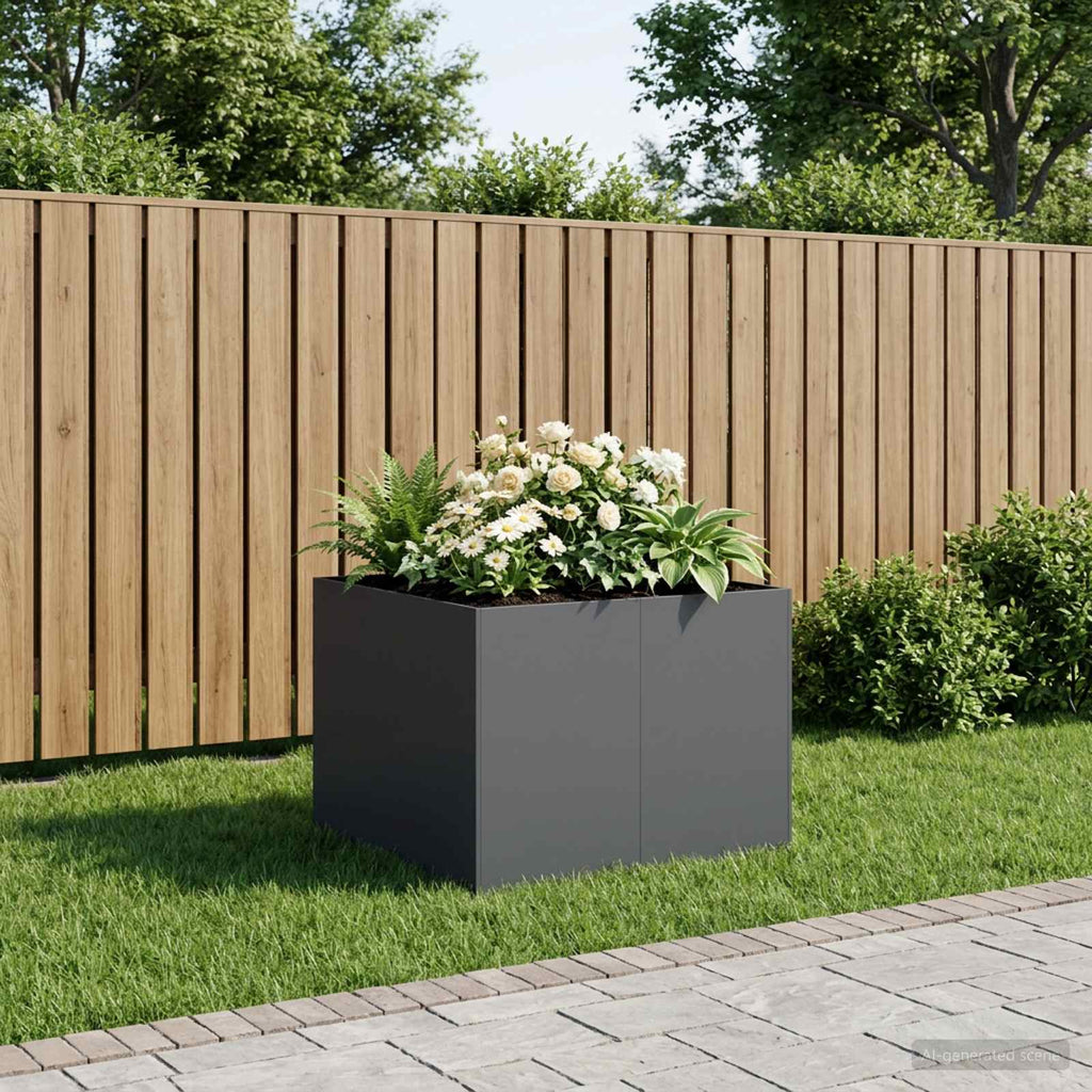 Cache-Pot De Jardin Rouillé
