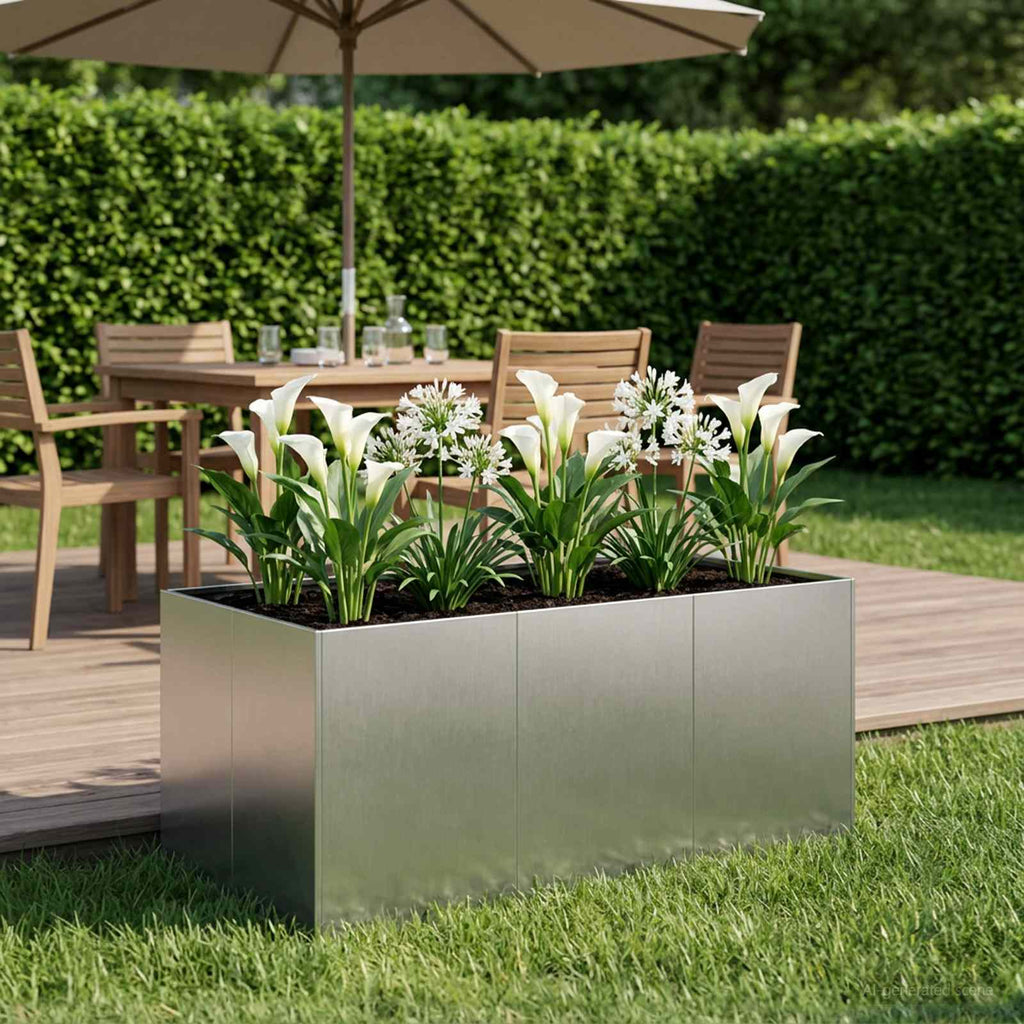 Cache-Pot De Jardin Rouillé