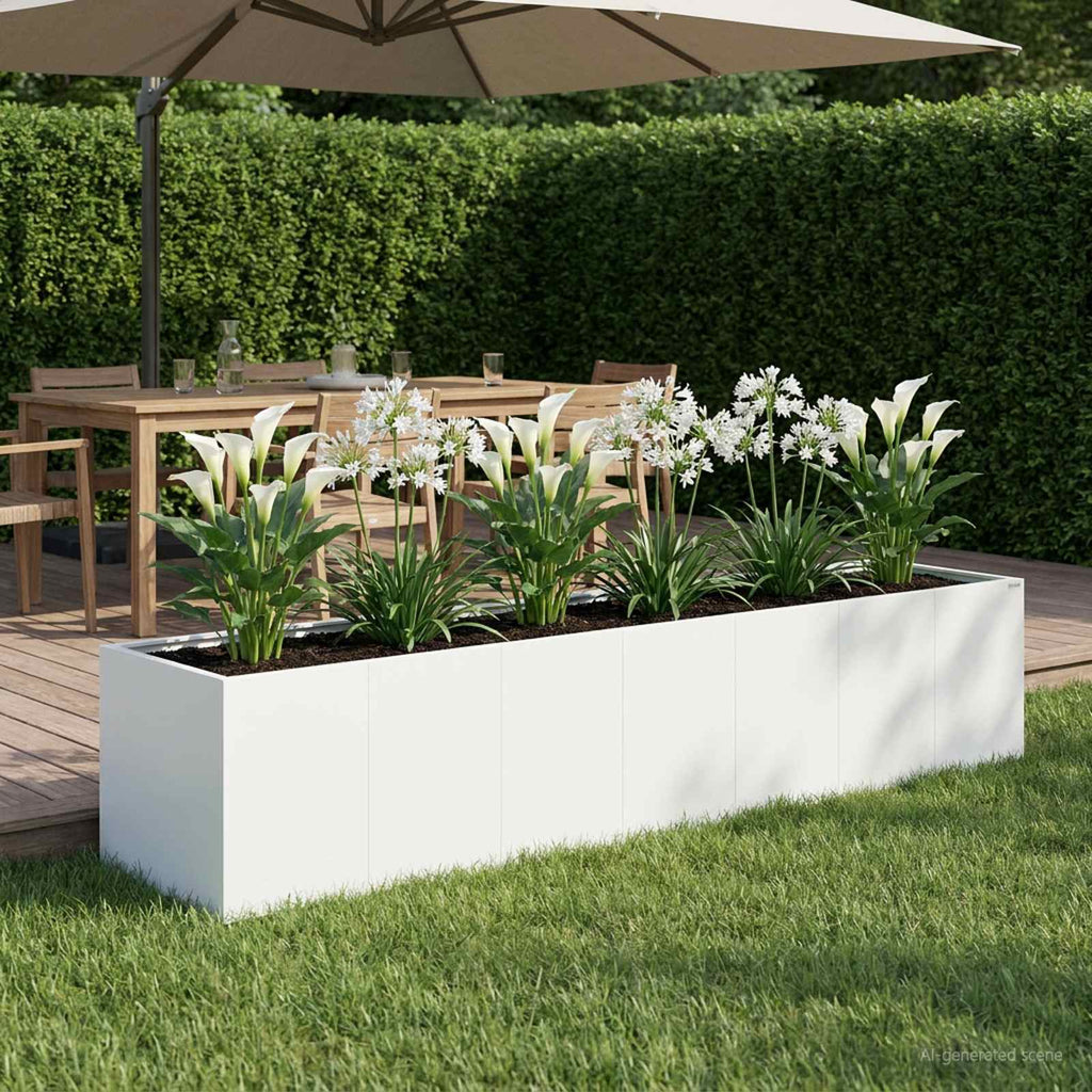 Cache-Pot De Jardin Rouillé