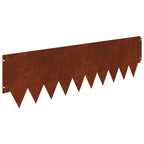 Bordure De Pelouse 20 Pc 103 X Acier Rouillé