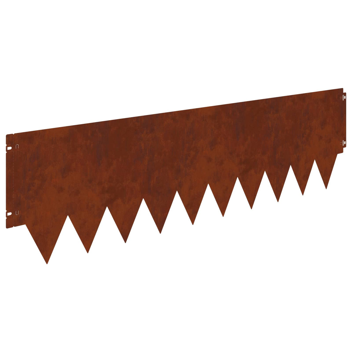 Bordure De Pelouse 20 Pc 103 X Acier Rouillé