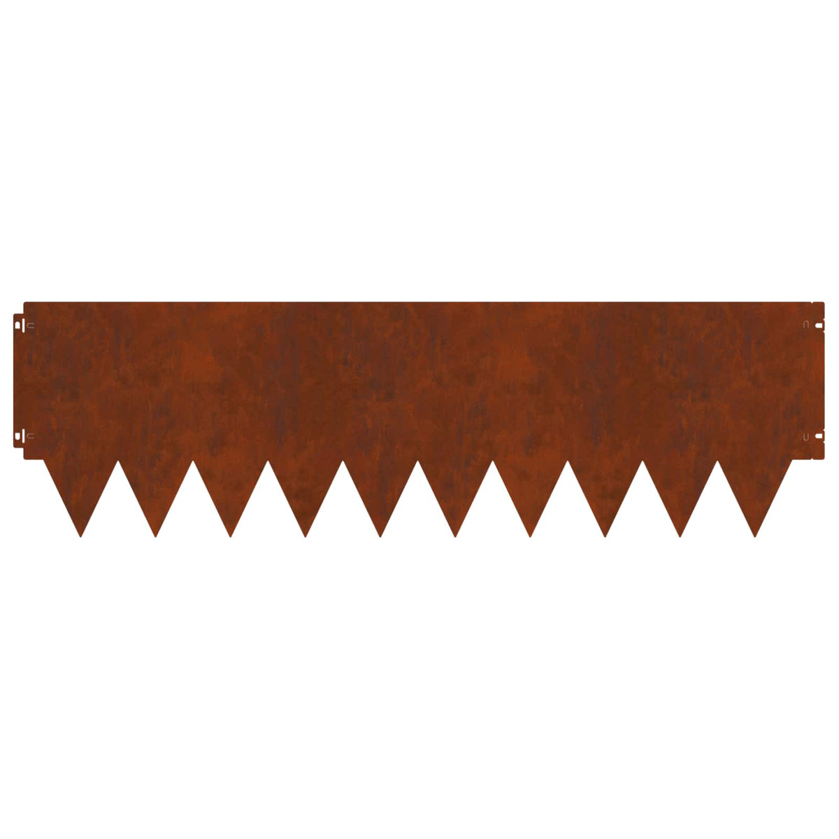 Bordure De Pelouse 20 Pc 103 X Acier Rouillé
