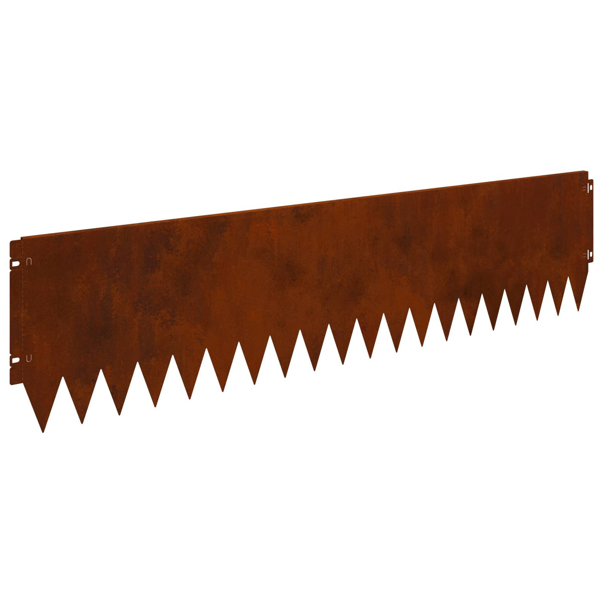 Bordure De Pelouse 10 Pc 103 X Acier Rouillé