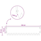 Bordure De Pelouse 10 Pc 103 X Acier Rouillé