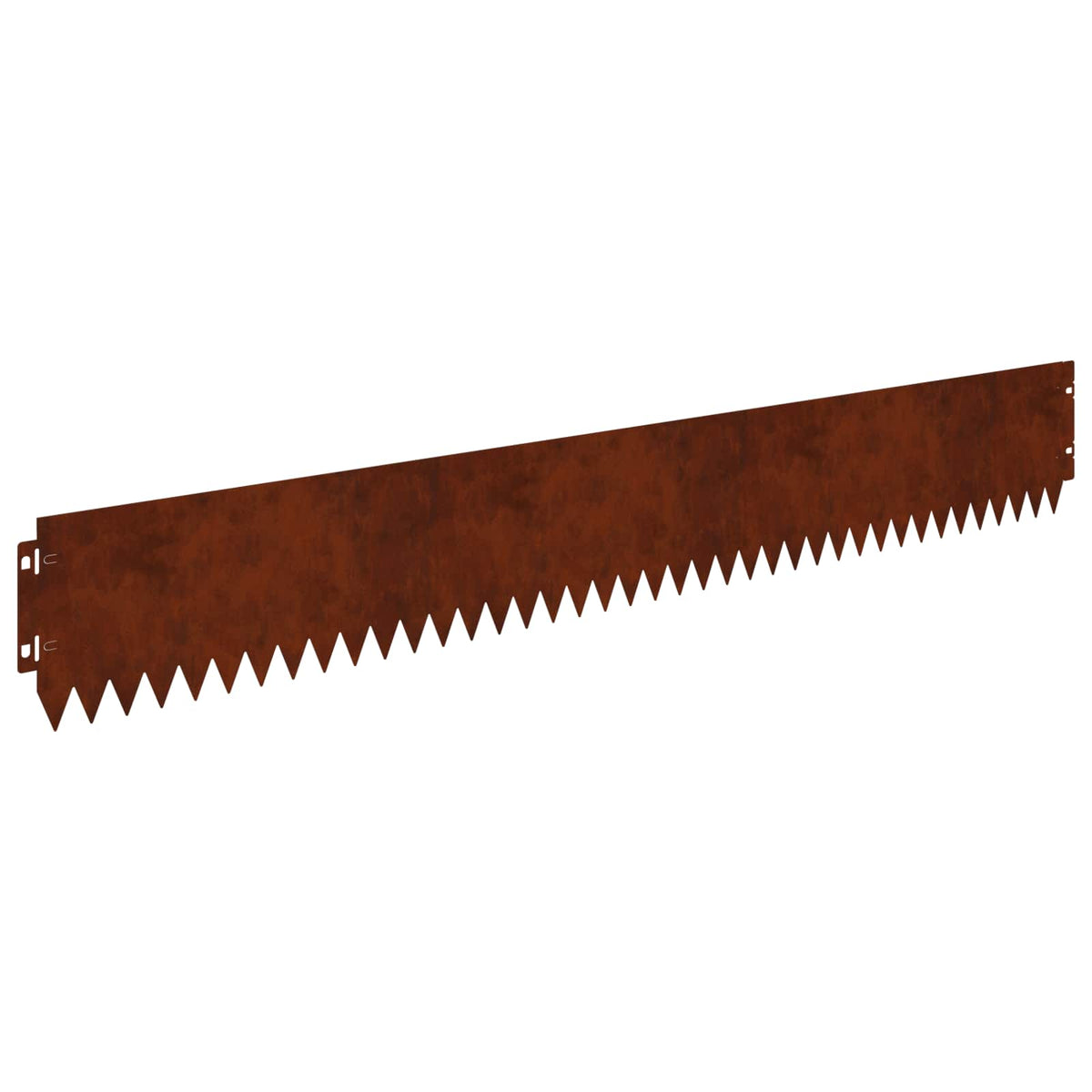 Bordure De Pelouse 30 Pc 103 X Acier Rouillé