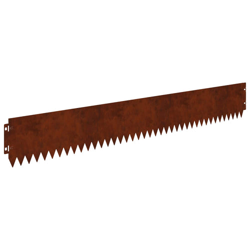 Bordure De Pelouse 30 Pc 103 X Acier Rouillé
