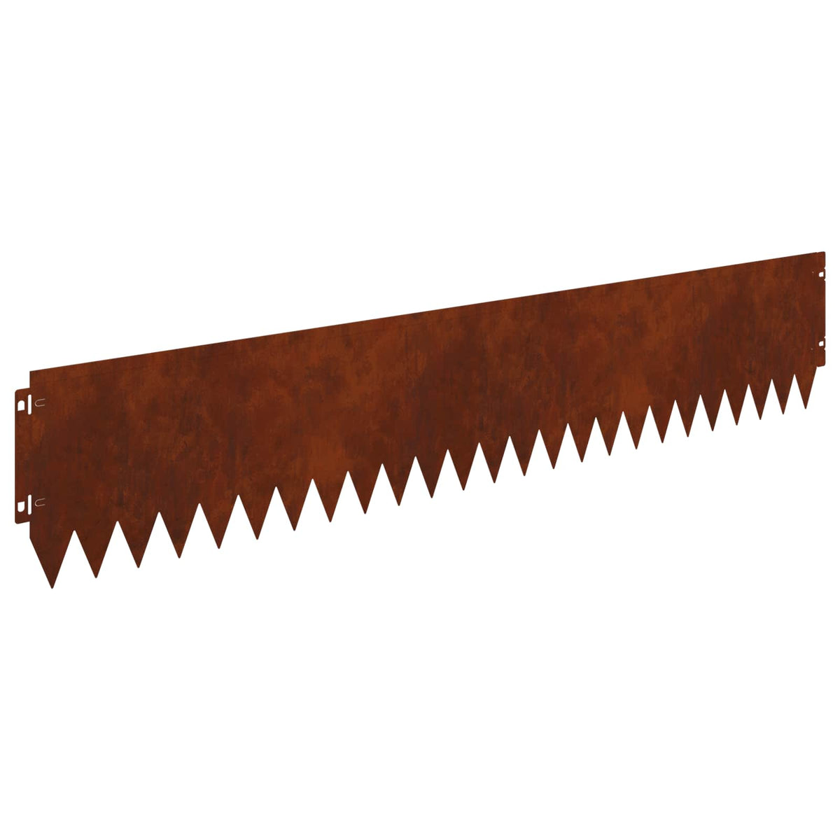 Bordure De Pelouse 10 Pc 103 X Acier Rouillé