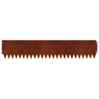 Bordure De Pelouse 10 Pc 103 X Acier Rouillé
