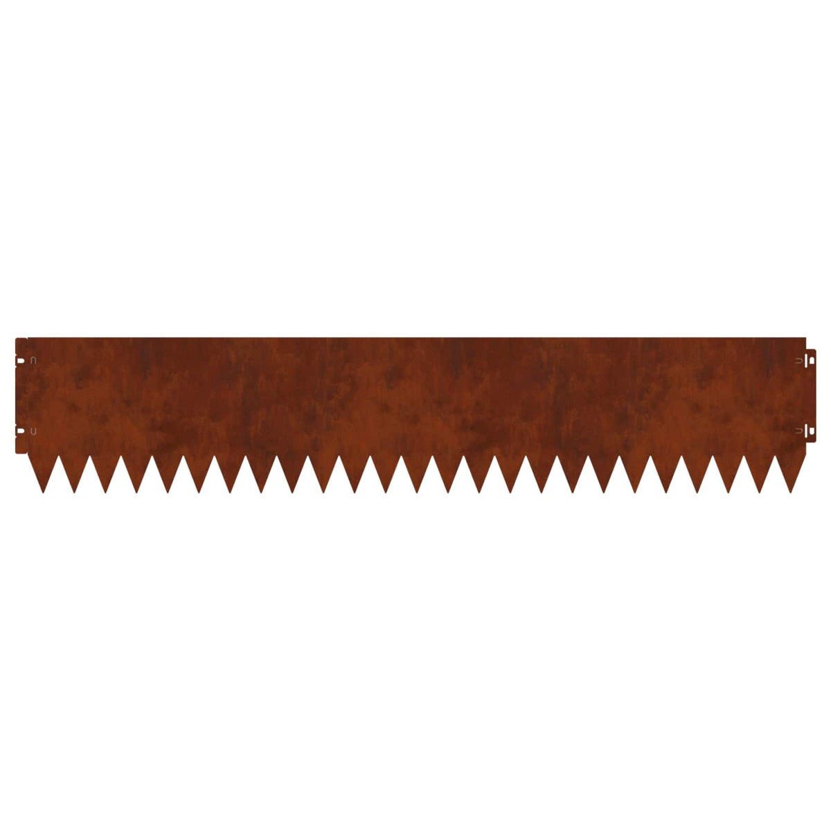 Bordure De Pelouse 10 Pc 103 X Acier Rouillé