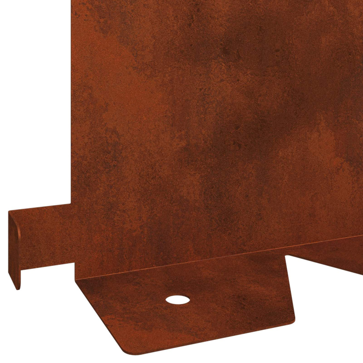 Bordure De Pelouse 10 Pc 102 X 15 X 4 Cm Acier Rouillé