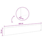 Bordure De Pelouse 10 Pc 100 X Acier Rouillé