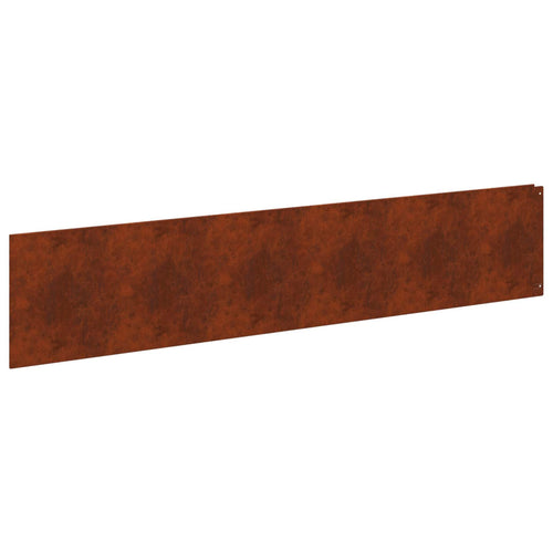 Bordure De Pelouse 20 Pc 100 X Acier Rouillé