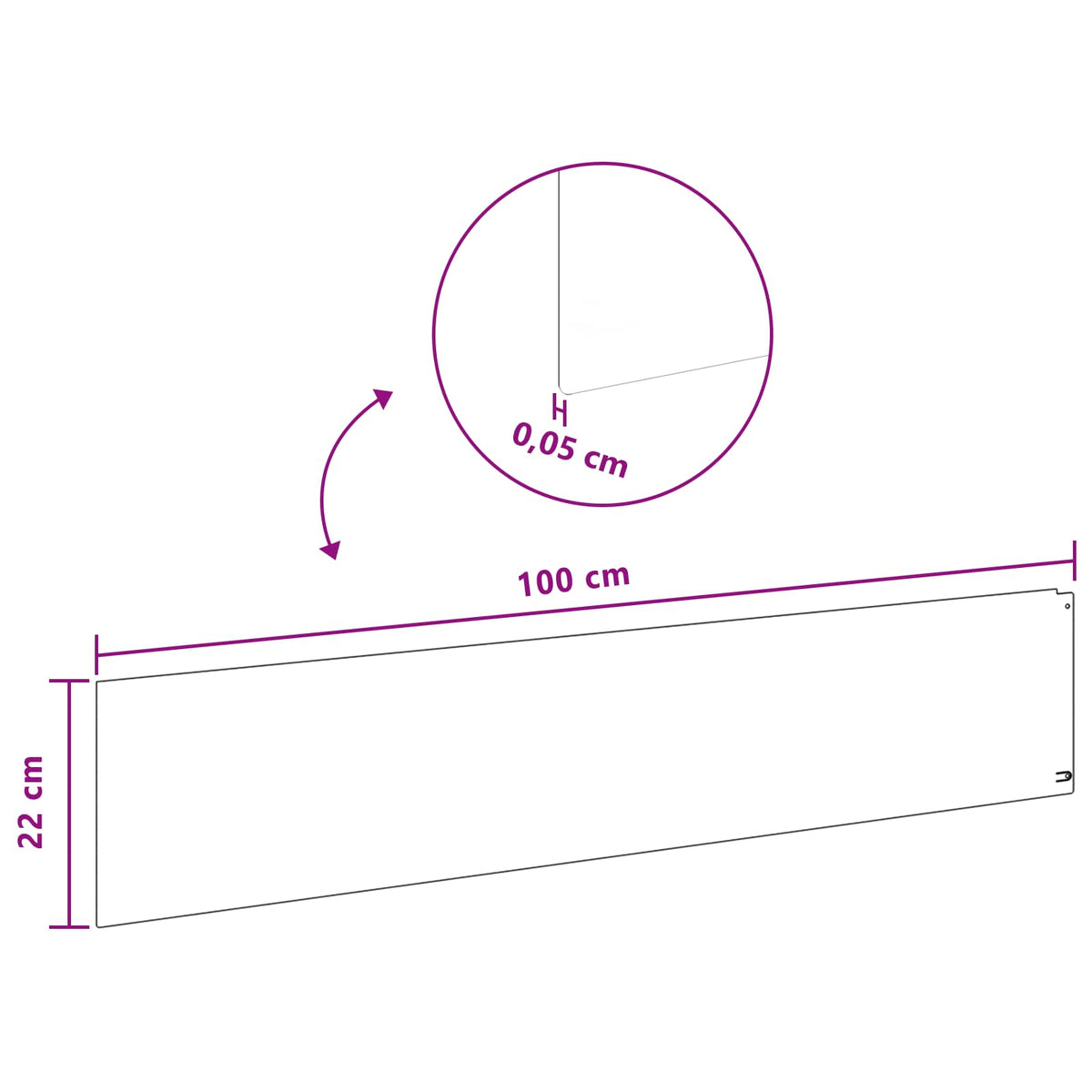 Bordure De Pelouse 20 Pc 100 X Acier Rouillé