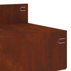 Bordure De Pelouse 30 Pc 100 X 10 X 8 Cm Acier Rouillé