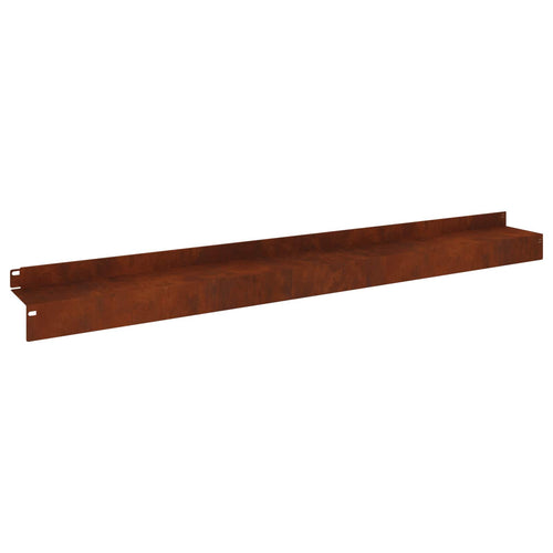 Bordure De Pelouse 30 Pc 100 X 10 X 8 Cm Acier Rouillé