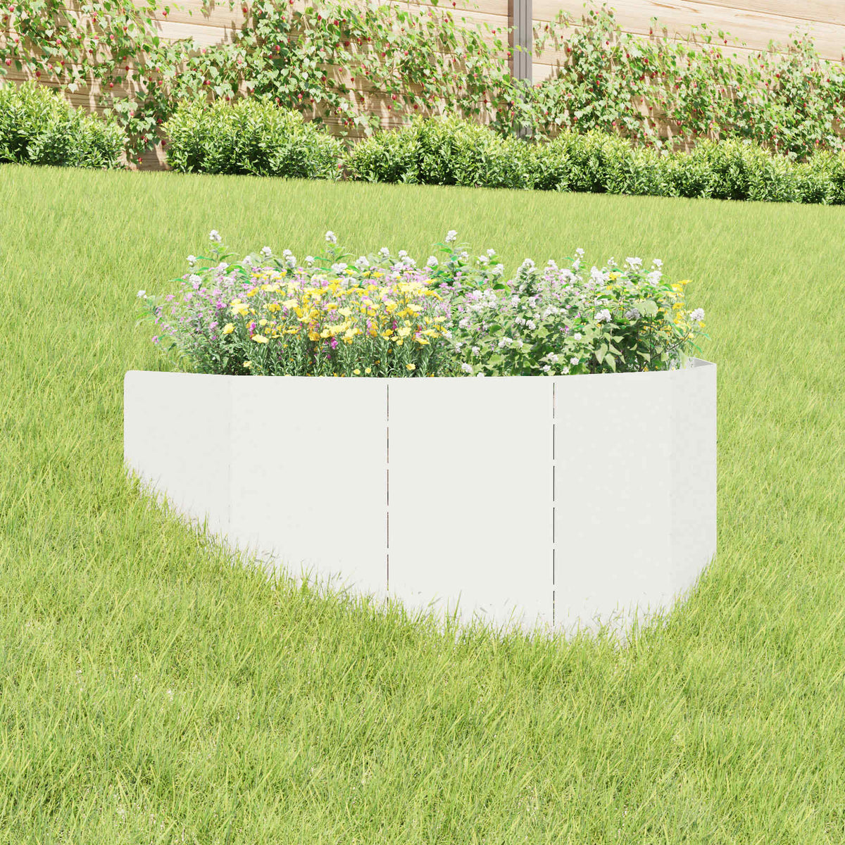 Bordure De Pelouse 4 Pc 100 X 45 Cm Acier Rouillé