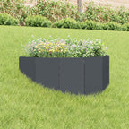 Bordure De Pelouse 4 Pc 100 X 45 Cm Acier Rouillé