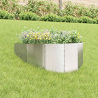 Bordure De Pelouse 4 Pc 100 X 45 Cm Acier Rouillé