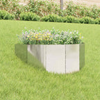 Bordure De Pelouse 4 Pc 100 X 45 Cm Acier Rouillé