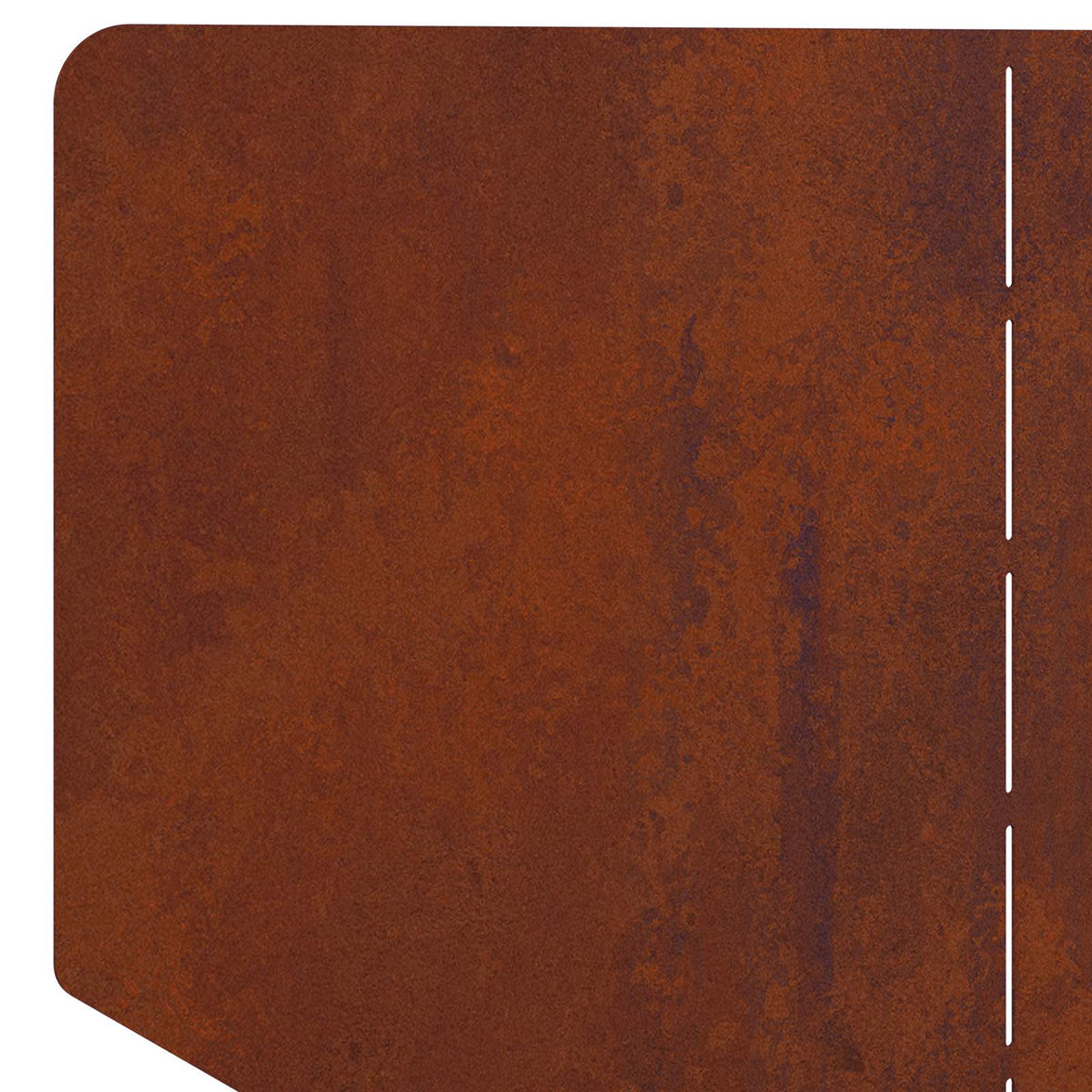 Bordure De Pelouse 4 Pc 100 X 45 Cm Acier Rouillé