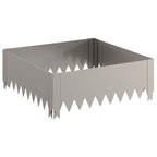 Bordure De Pelouse 4 Pc Acier Rouillé