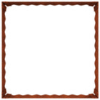 Bordure De Pelouse 4 Pc Acier Rouillé