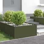 Bordure De Pelouse 4 Pc Acier Rouillé