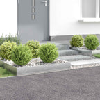 Bordure De Pelouse 4 Pc Acier Rouillé