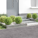 Bordure De Pelouse 4 Pc Acier Rouillé