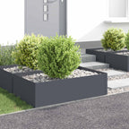 Bordure De Pelouse 4 Pc Acier Rouillé