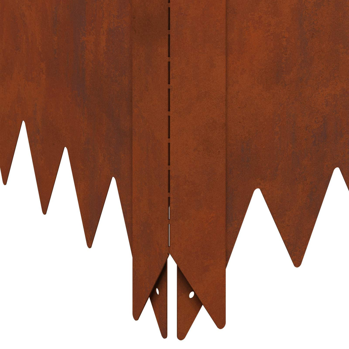 Bordure De Pelouse Acier Rouillé