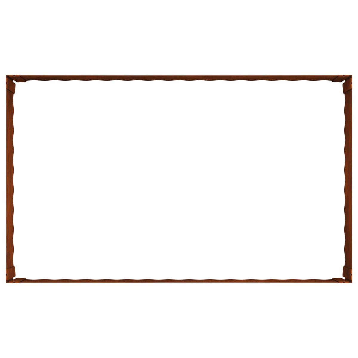 Bordure De Pelouse Acier Rouillé