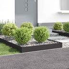 Bordure De Pelouse 4 Pc Acier Rouillé