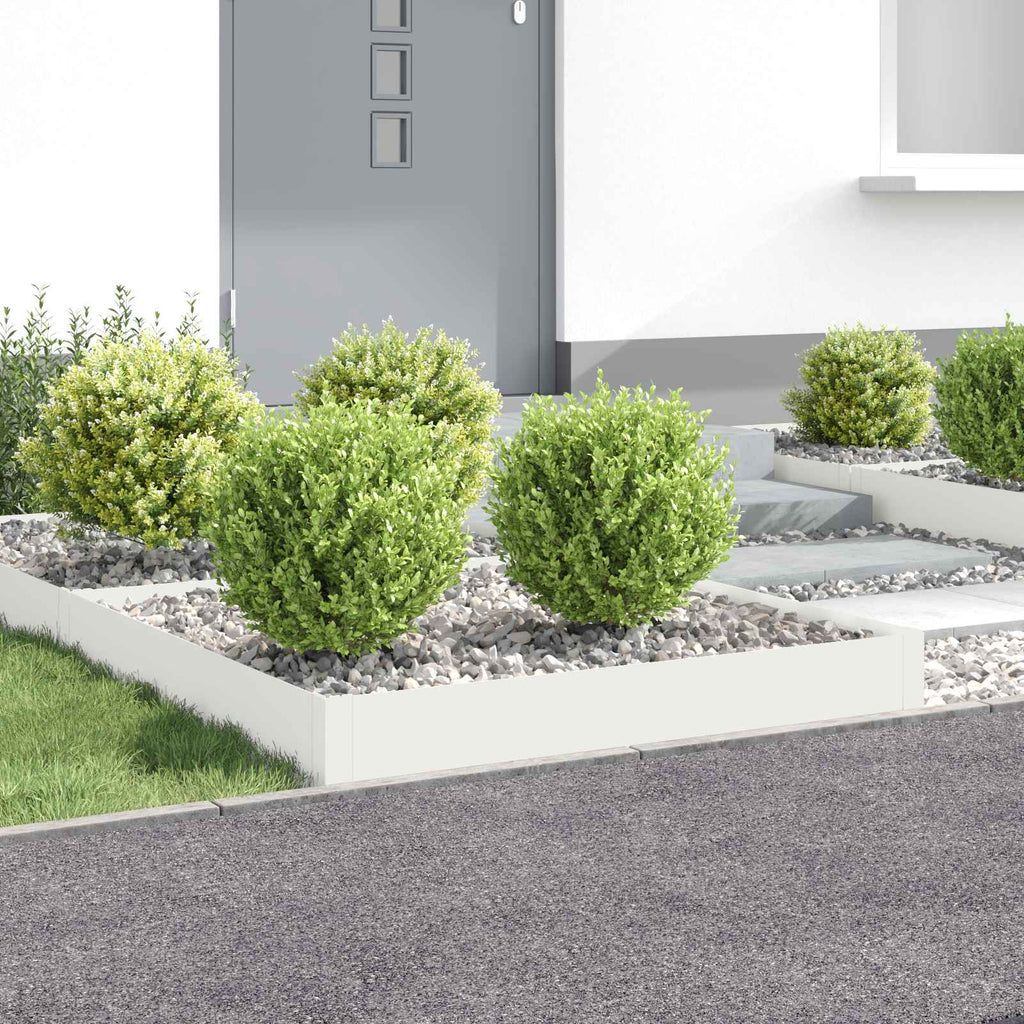 Bordure De Pelouse 4 Pc Acier Rouillé