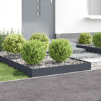 Bordure De Pelouse 4 Pc Acier Rouillé