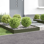 Bordure De Pelouse 4 Pc Acier Rouillé
