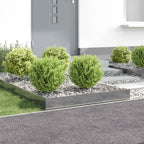 Bordure De Pelouse 4 Pc Acier Rouillé