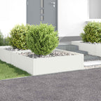 Bordure De Pelouse 4 Pc Acier Rouillé