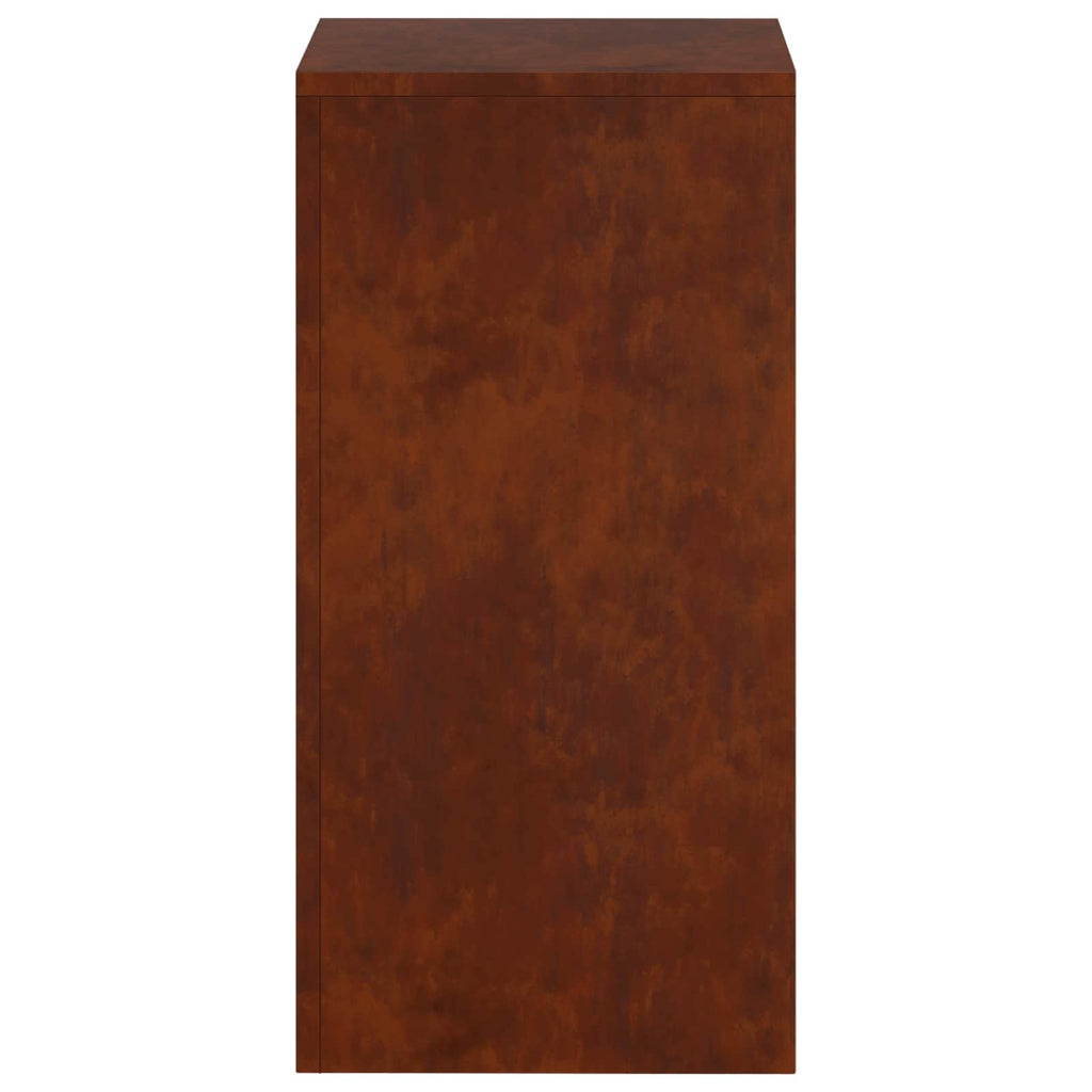 Support De Plante 2 Pcs Rouillé 30 X 30 X 60 Cm