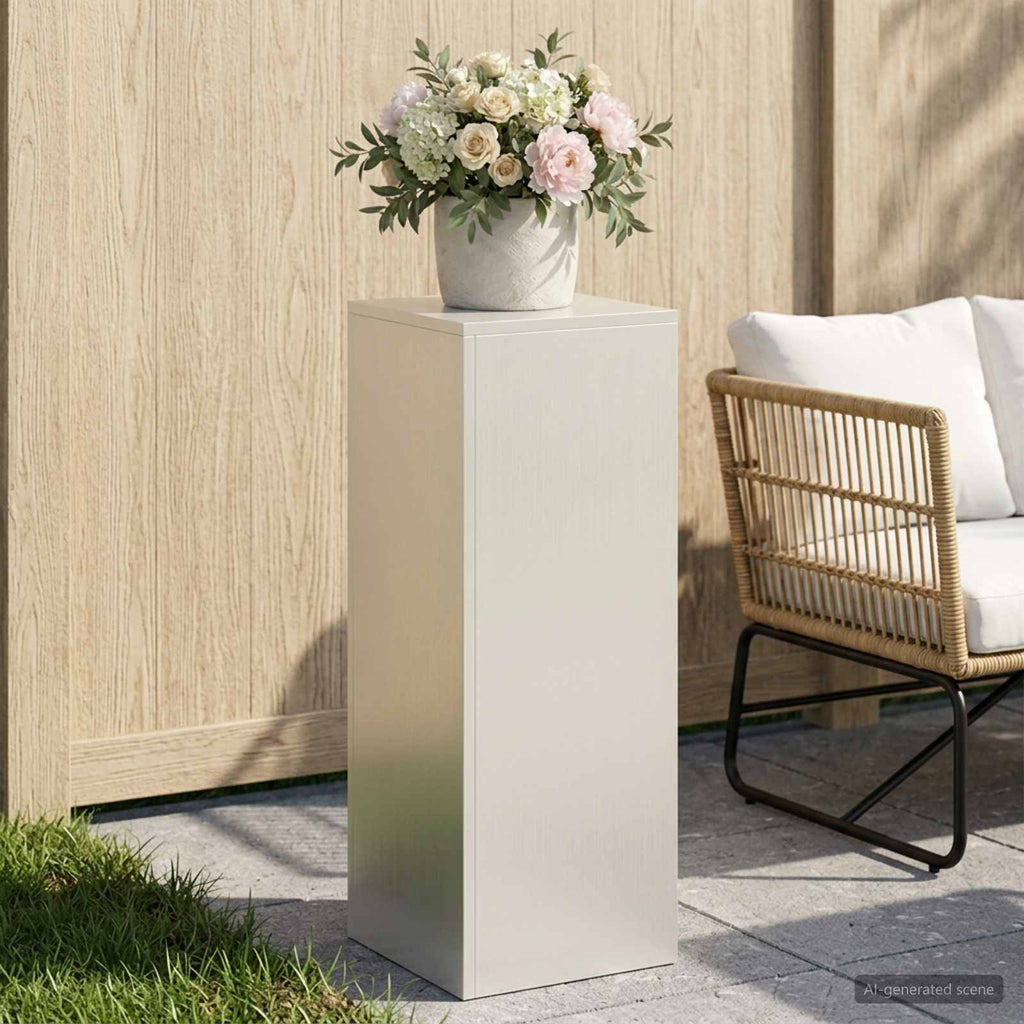 Support De Plante Rouillé 30 X 30 X 100 Cm