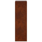 Support De Plante Rouillé 30 X 30 X 100 Cm