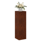 Support De Plante Rouillé 30 X 30 X 100 Cm