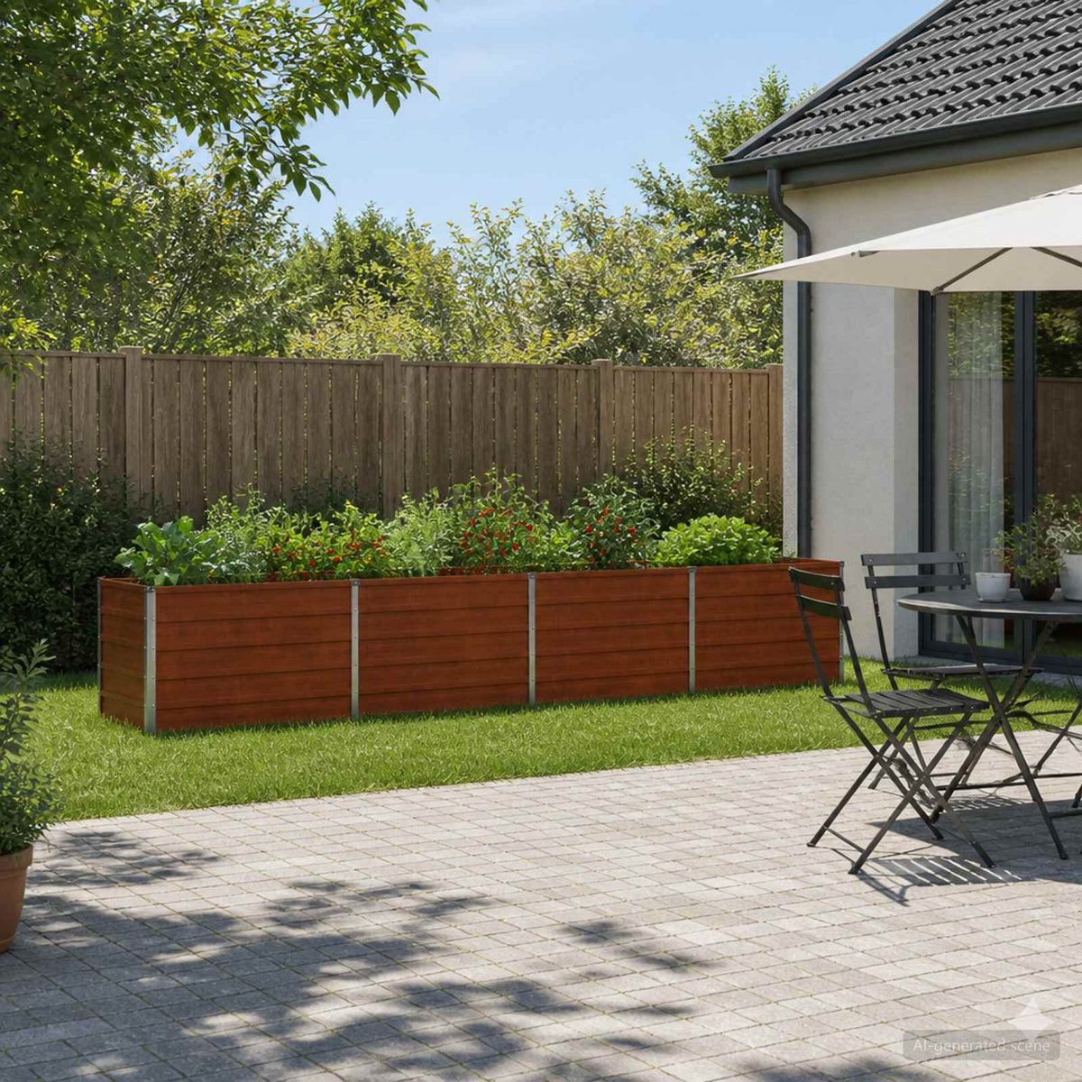 Jardin Surélevé Rouillé Corton