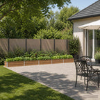 Jardin Surélevé Rouillé Corton