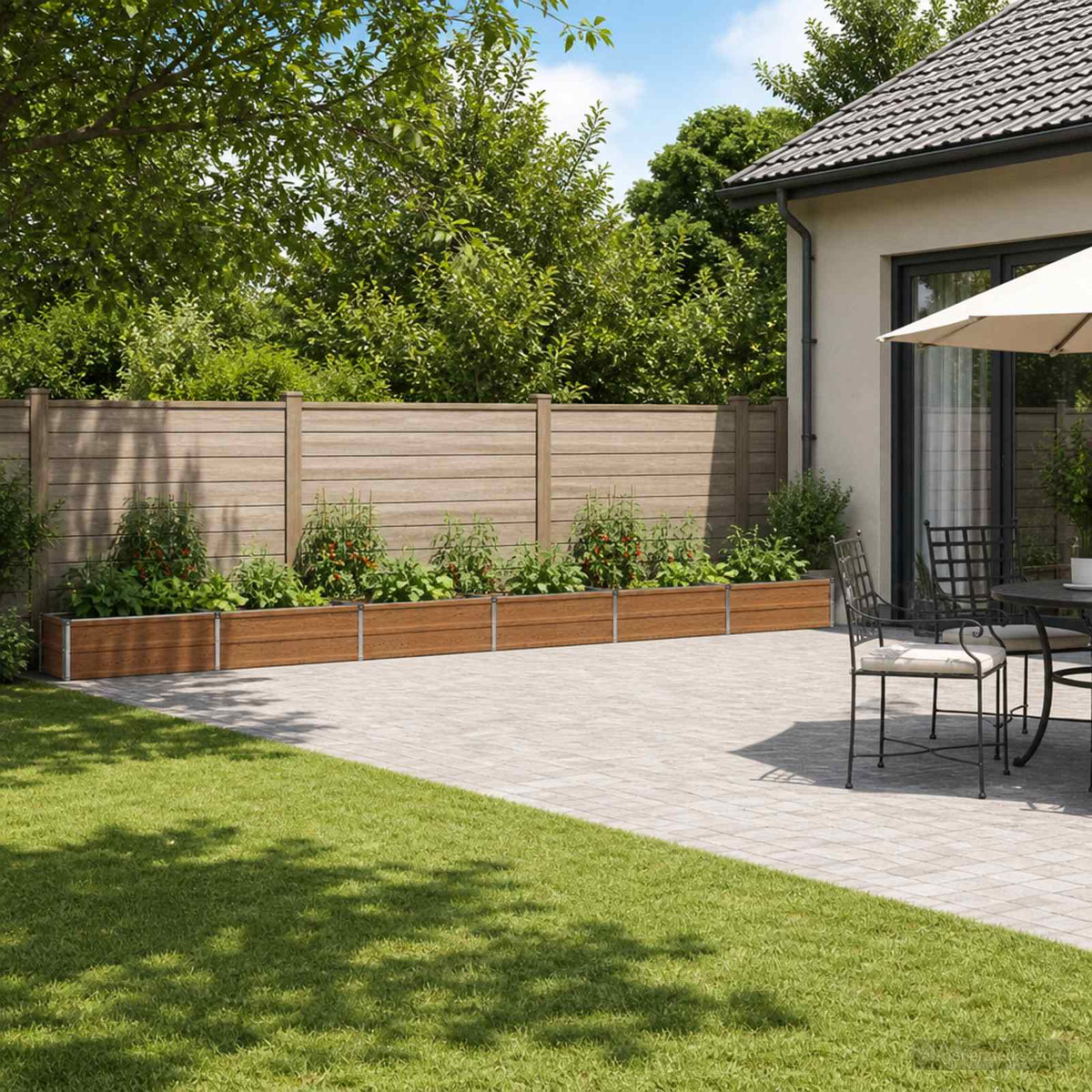 Jardin Surélevé Rouillé Corton