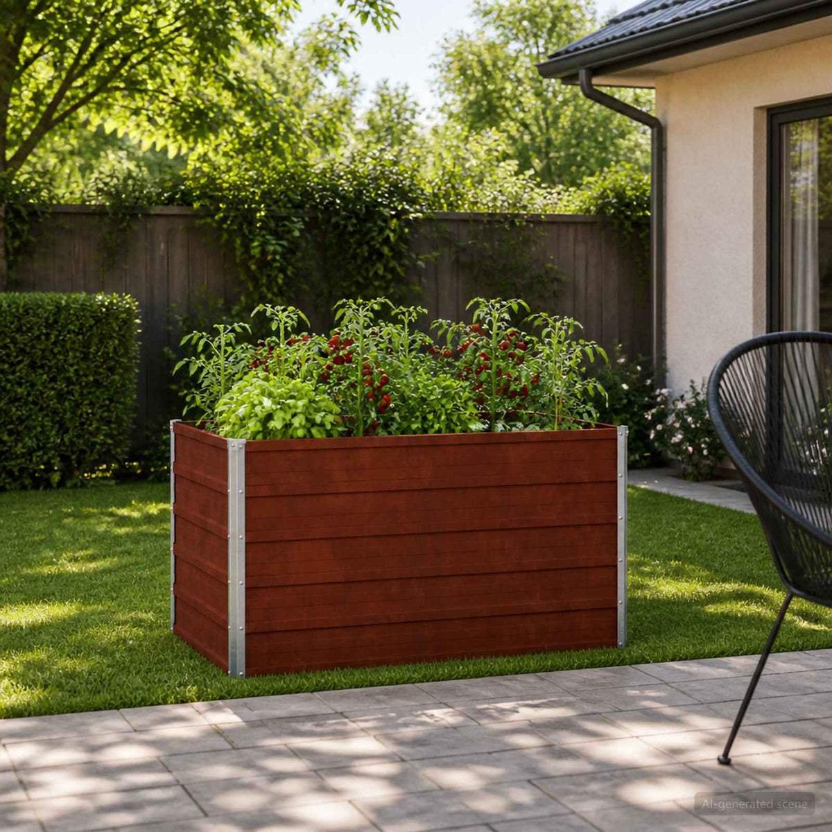 Jardin Surélevé Rouillé Corton