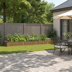 Jardin Surélevé Rouillé Corton