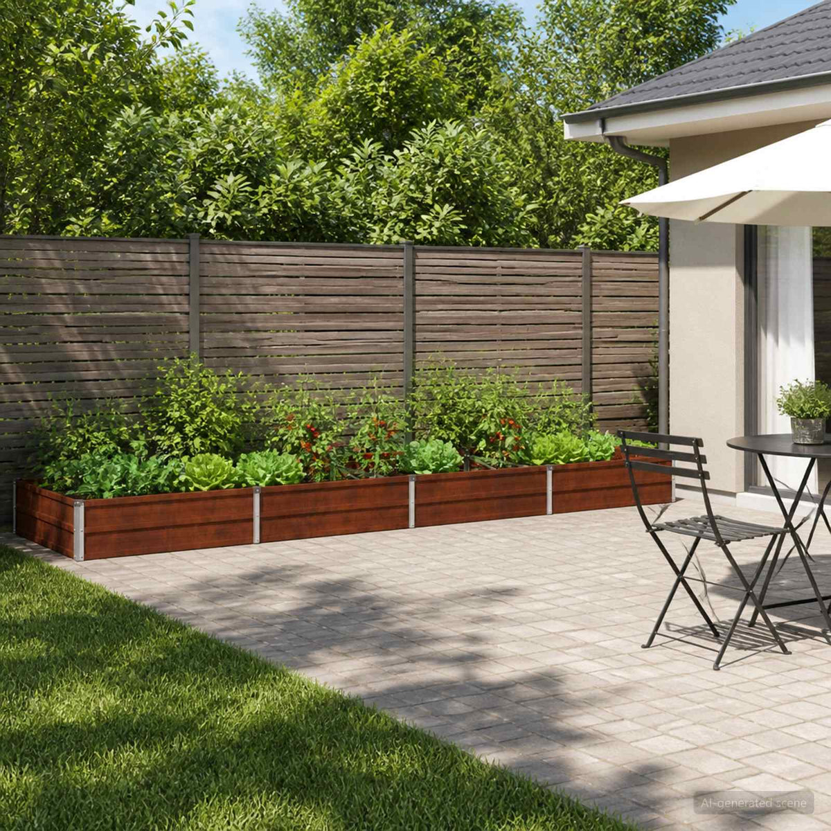 Jardin Surélevé Rouillé Corton