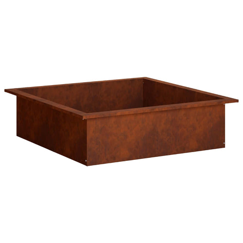 Anneau De Braise Rouillé 90 X 90 X 25 Cm