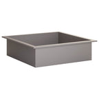 Anneau De Braise Rouillé 90 X 90 X 25 Cm